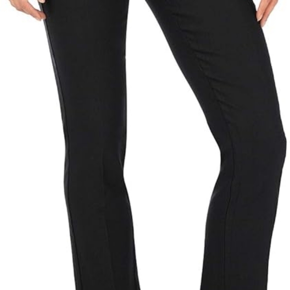 NWT Rekucci Women's Straight Leg Pant with Tummy Control. Black. 14 petite - Picture 4 of 10